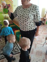 Бабушка в гостях.